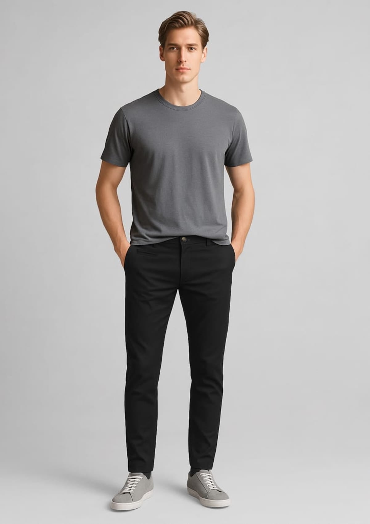 Mens Traveller Tapered Stretch Chino Pant