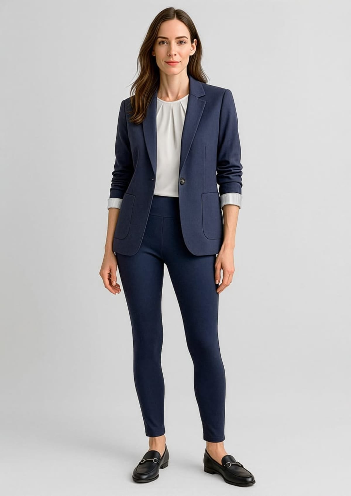 Womens Scuba Ponte High-rise Pull-on Corporate Legging