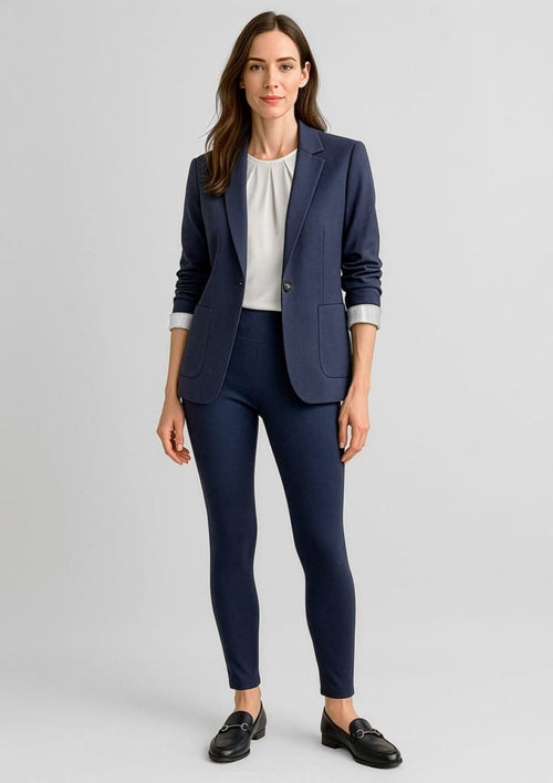 Womens Scuba Ponte High-rise Pull-on Corporate Legging