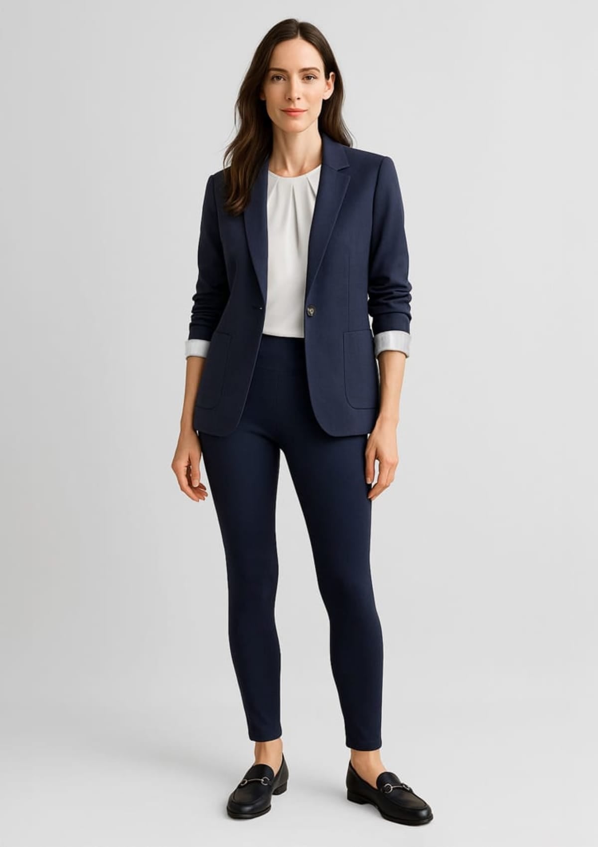 Womens Scuba Ponte High-rise Pull-on Corporate Legging