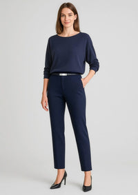Womens Scuba Ponte Mid-rise Pull-on Pant