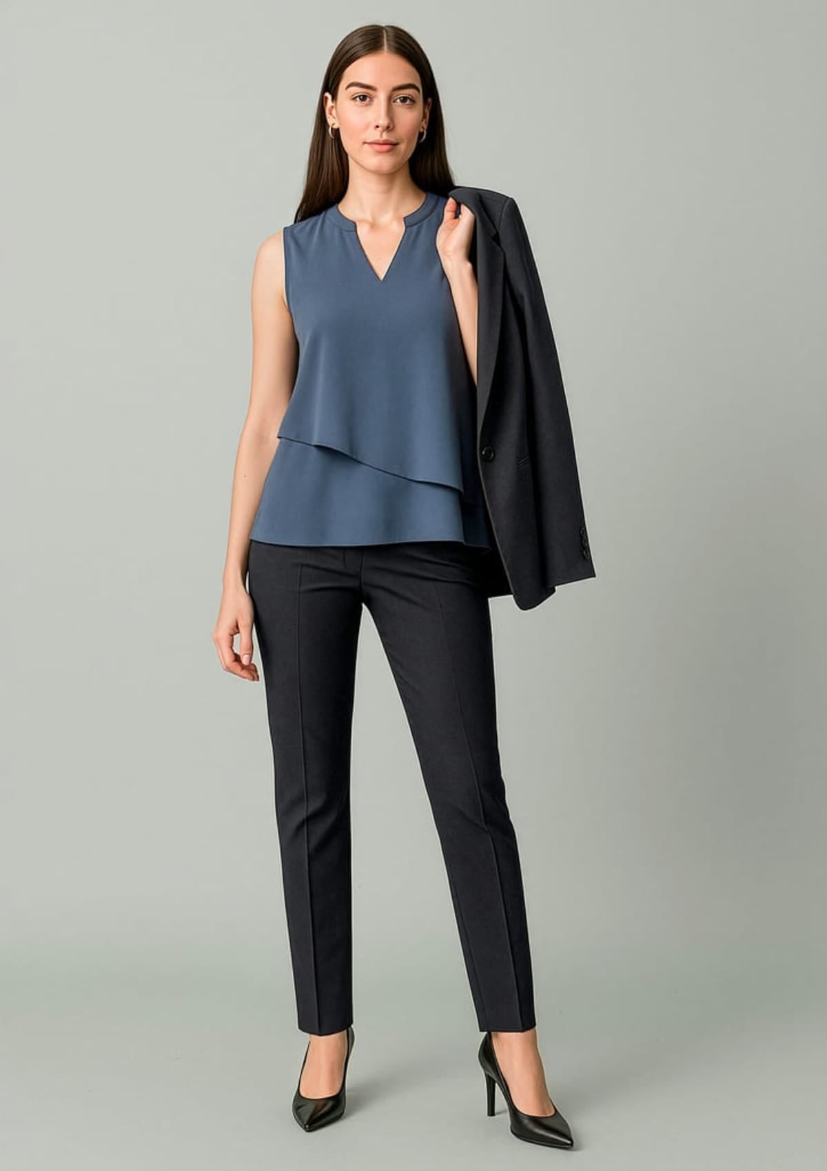 Womens Renew Mid-Waist Slim Leg Pant