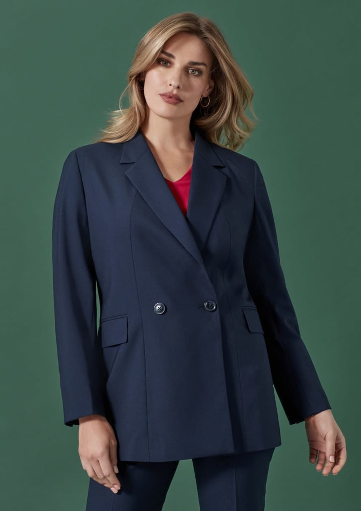 Womens Renew Double Breasted Longline Jacket