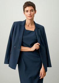 Womens Renew Double Breasted Longline Jacket