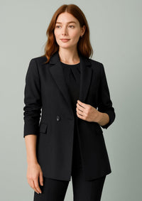 Womens Renew Double Breasted Longline Jacket