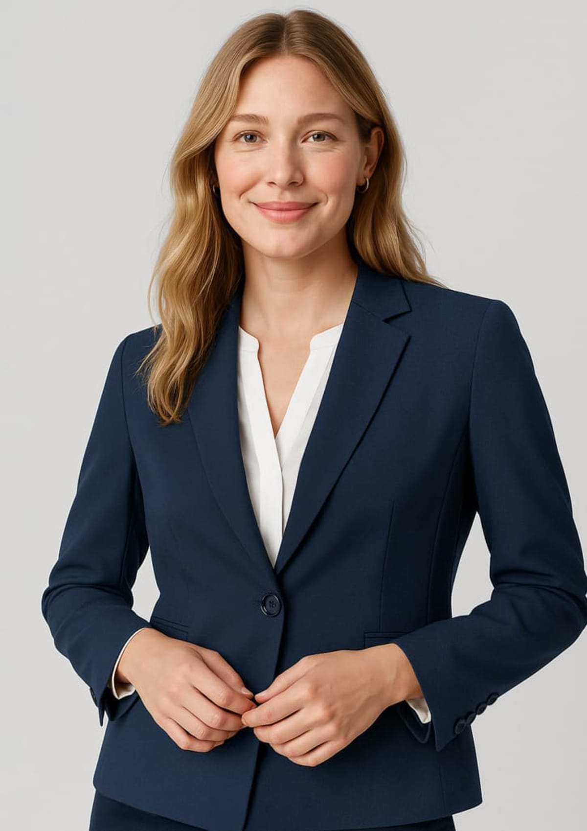 Womens Renew Single Button Mid Length Jacket