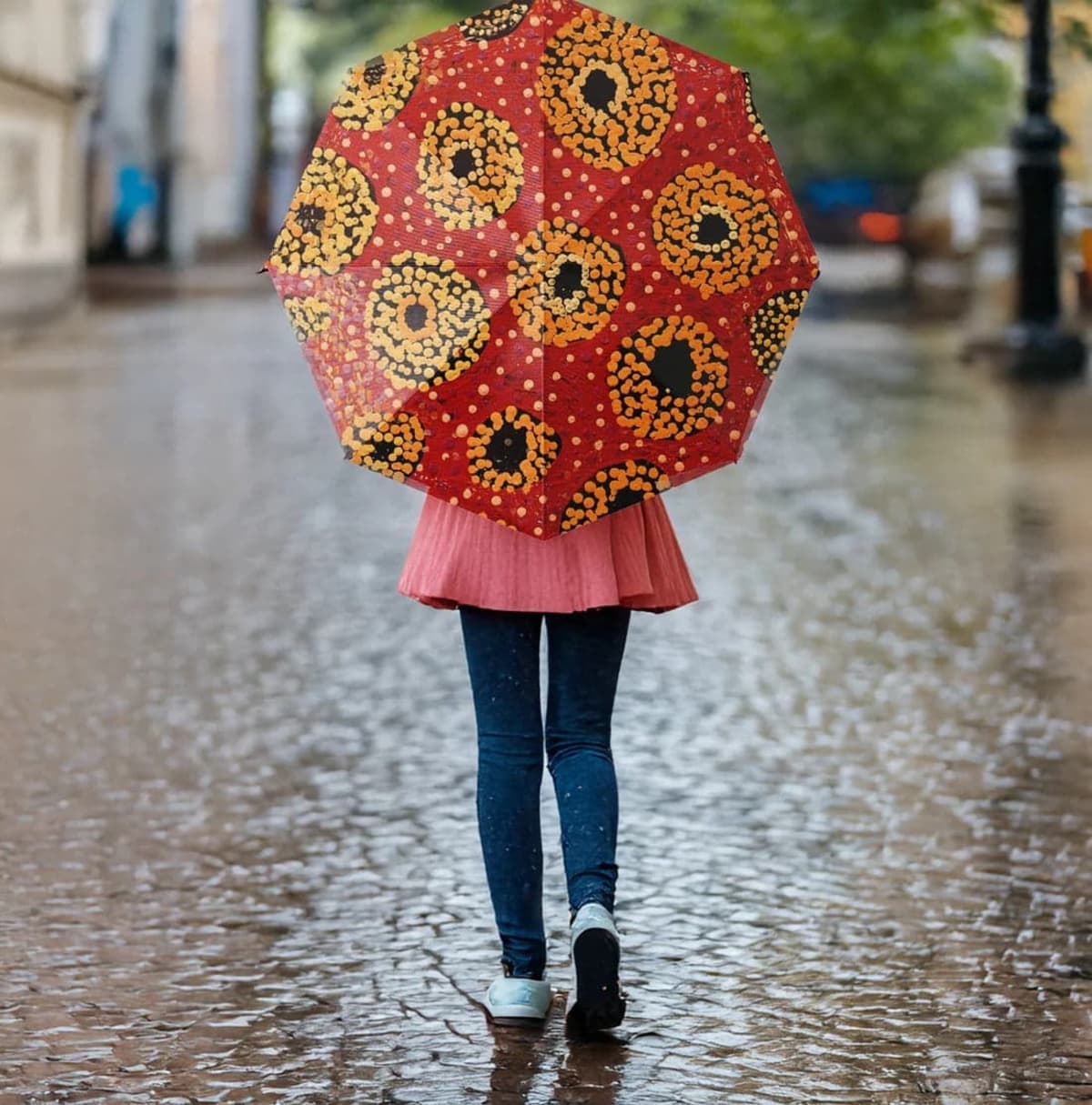 Fold Away rPET Umbrella