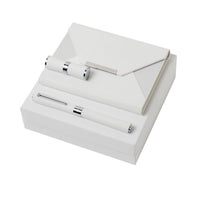 Set Dune White (rollerball pen, note pad A6 & usb stick)
