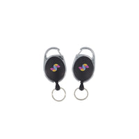 Deluxe Oval Retractable Reel Keyring