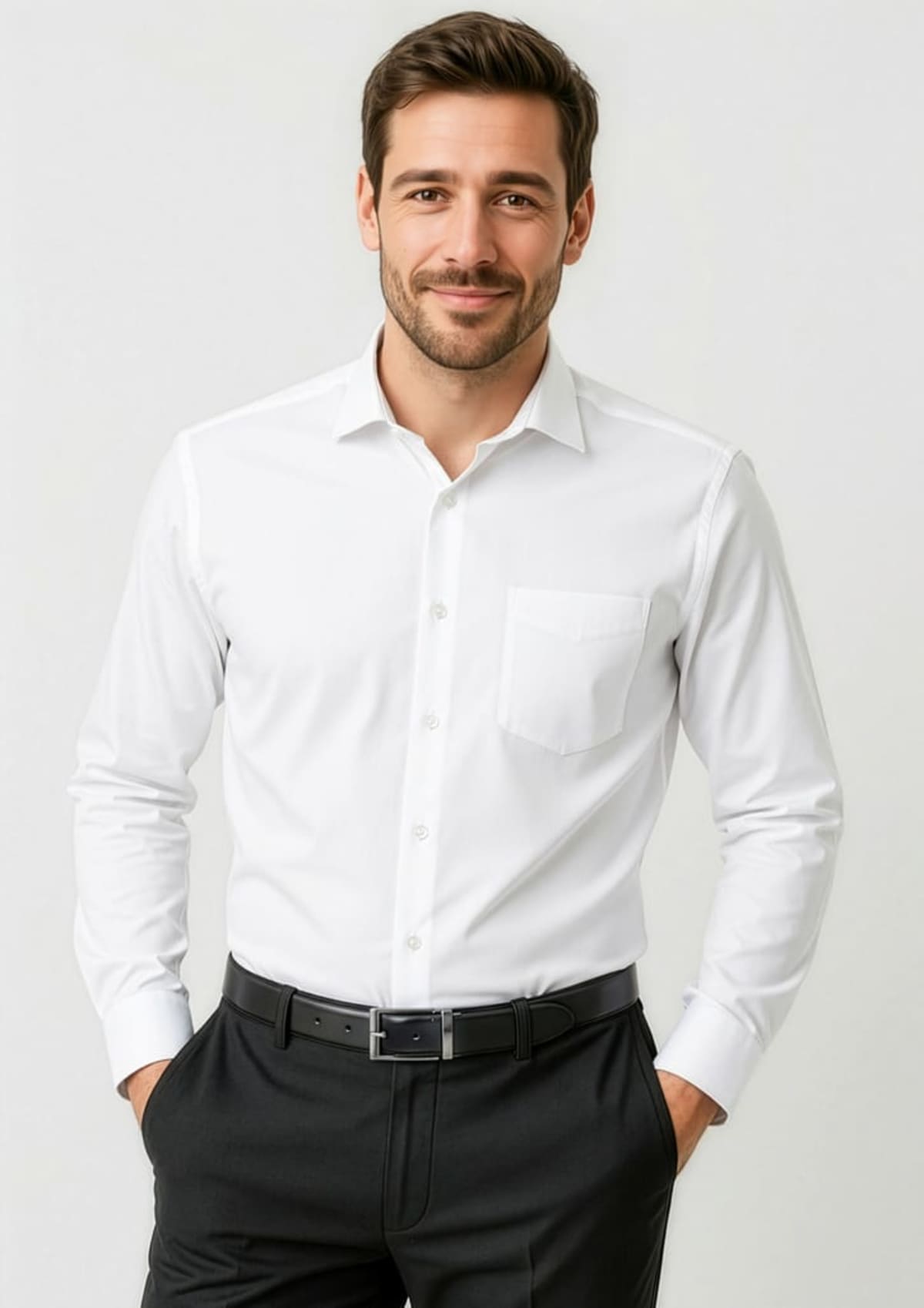 Mens Charlie Classic Fit Long Sleeve Shirt