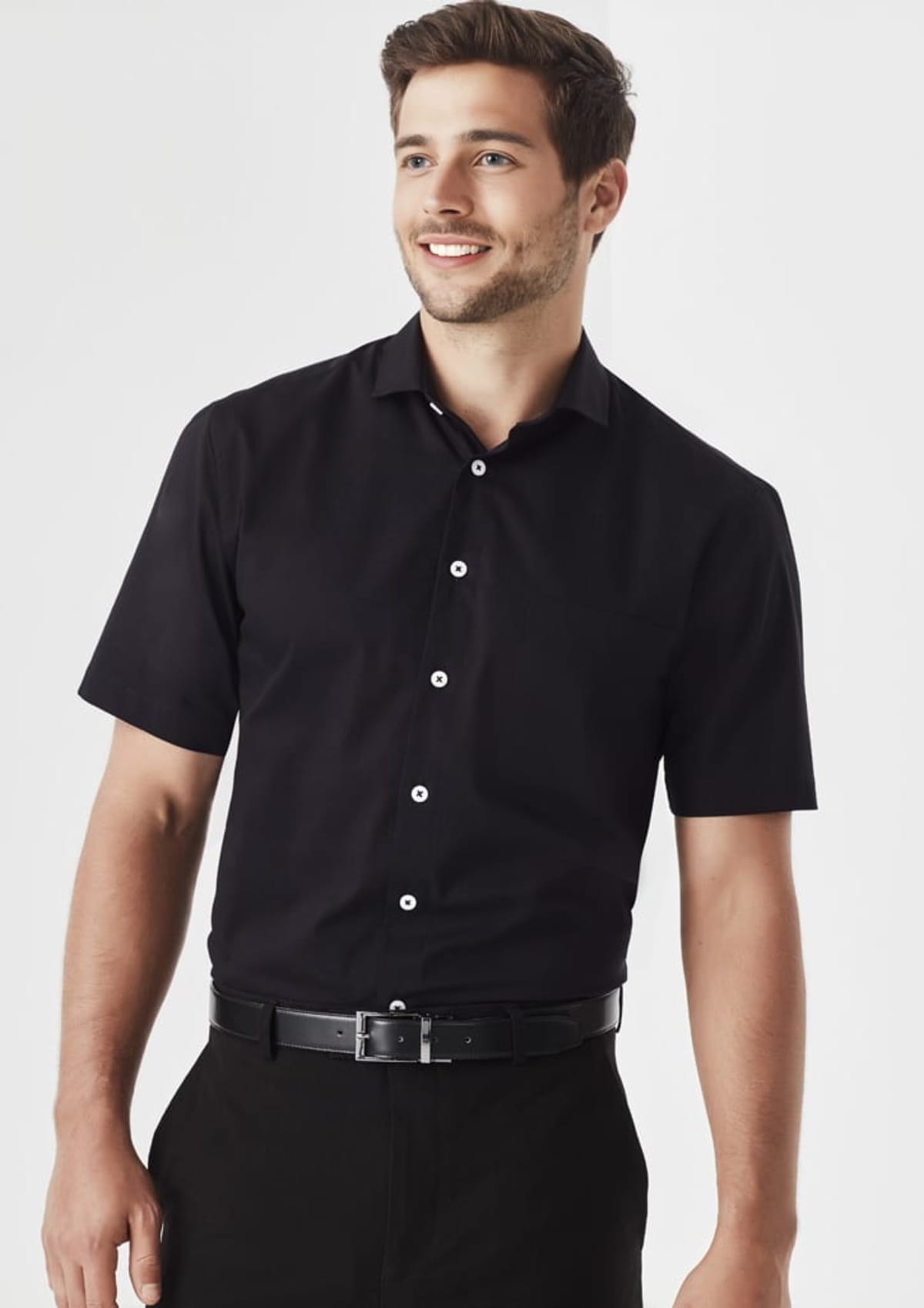 Mens Charlie Classic Fit Short Sleeve Shirt