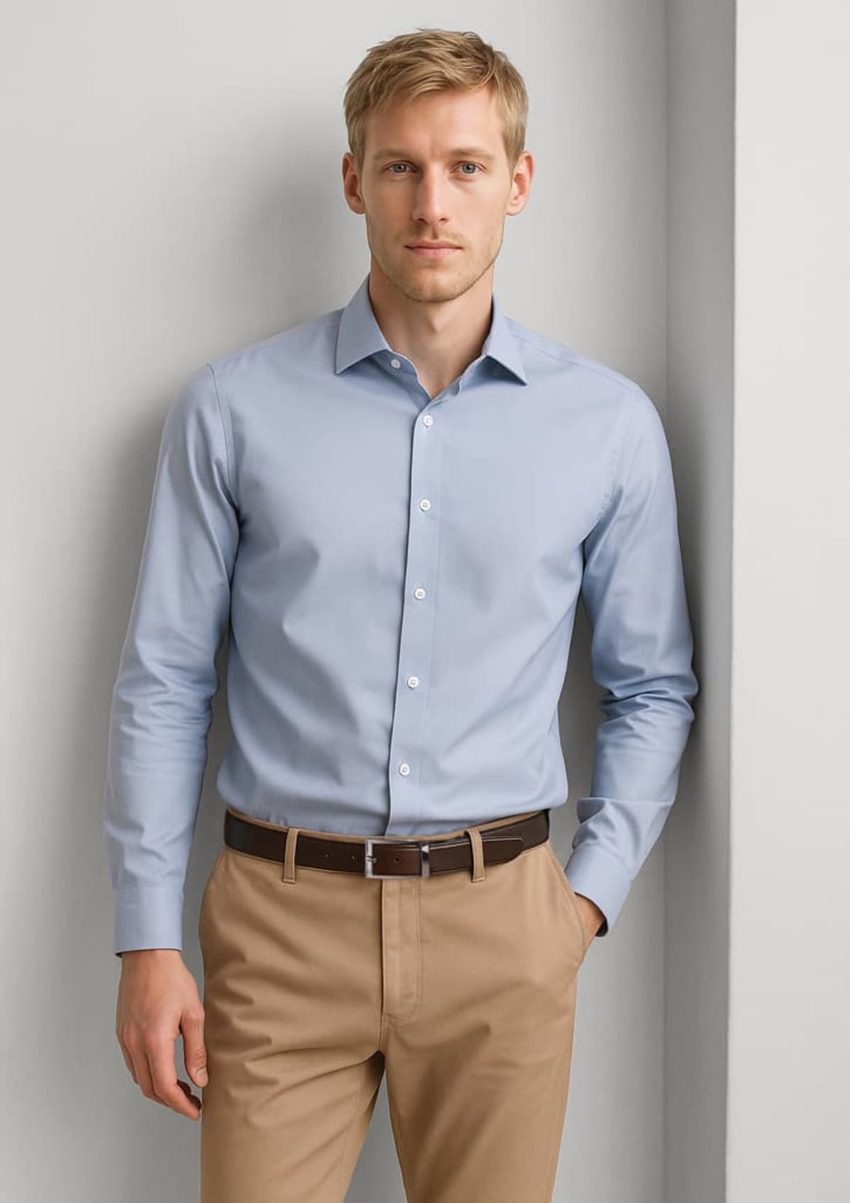 Mens Charlie Slim Fit Long Sleeve Shirt