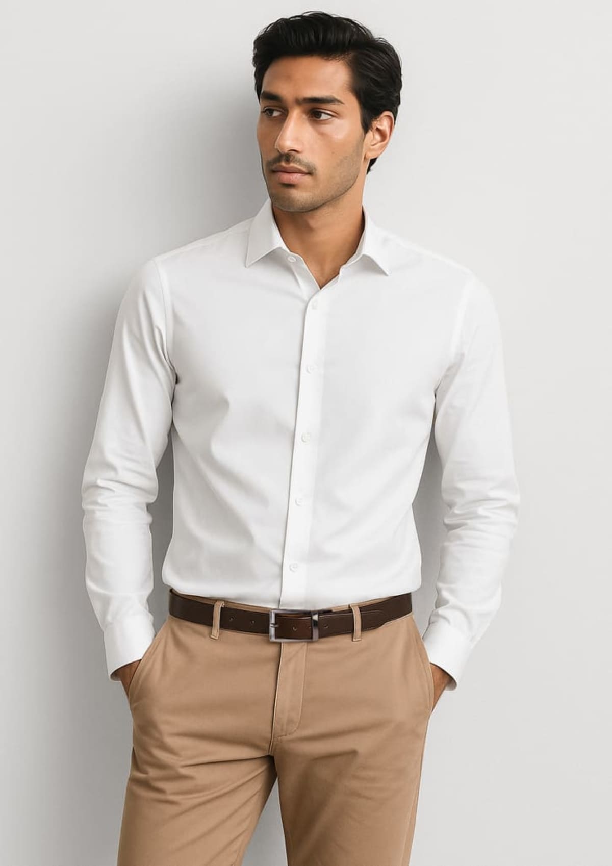 Mens Charlie Slim Fit Long Sleeve Shirt