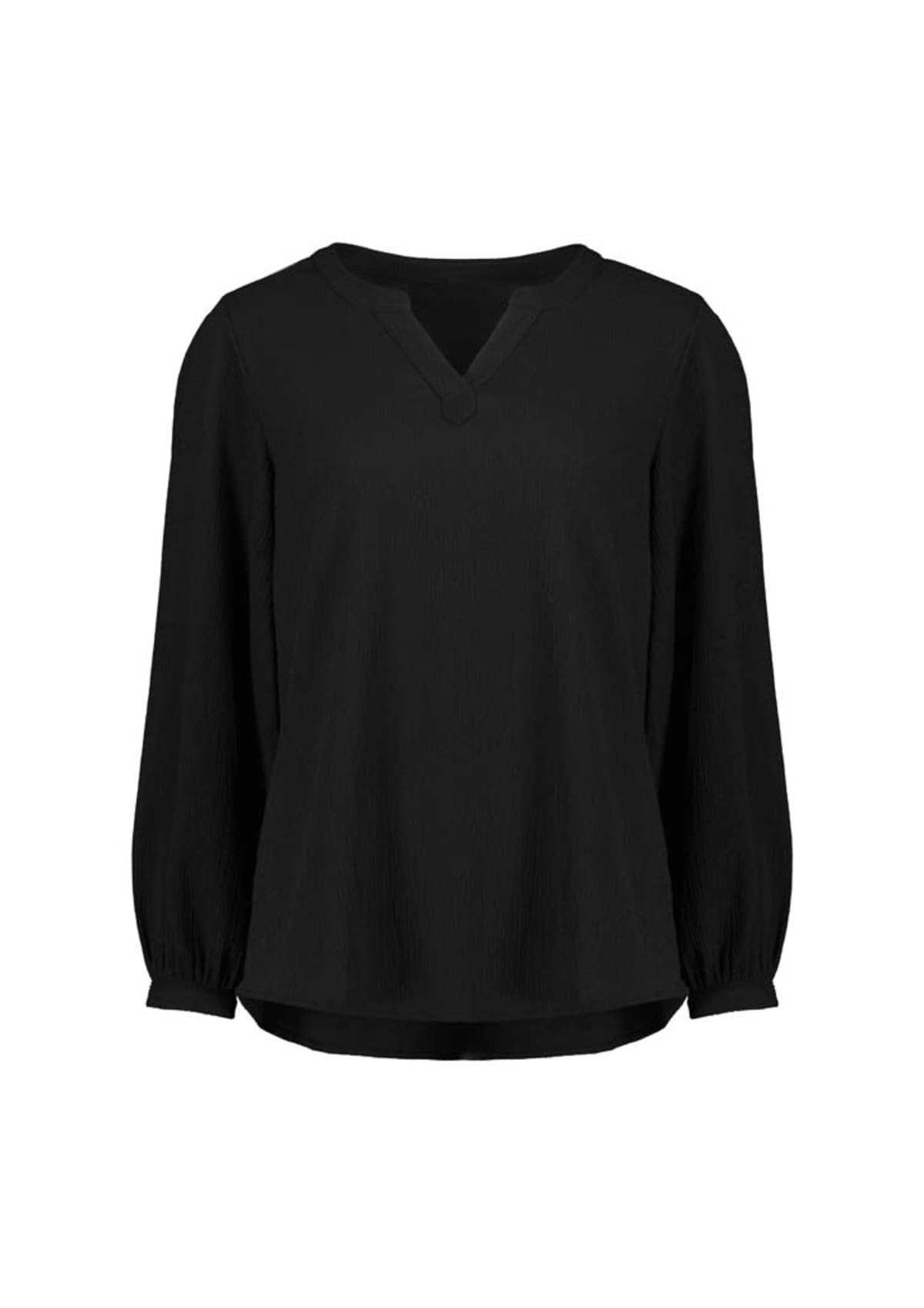 Womens Ruche Long Sleeve Blouse