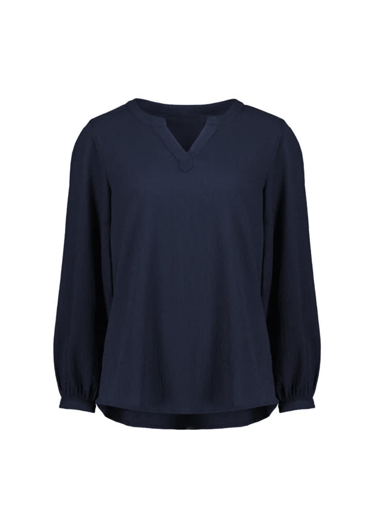 Womens Ruche Long Sleeve Blouse