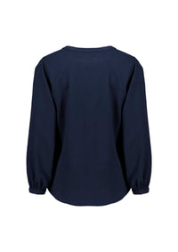 Womens Ruche Long Sleeve Blouse