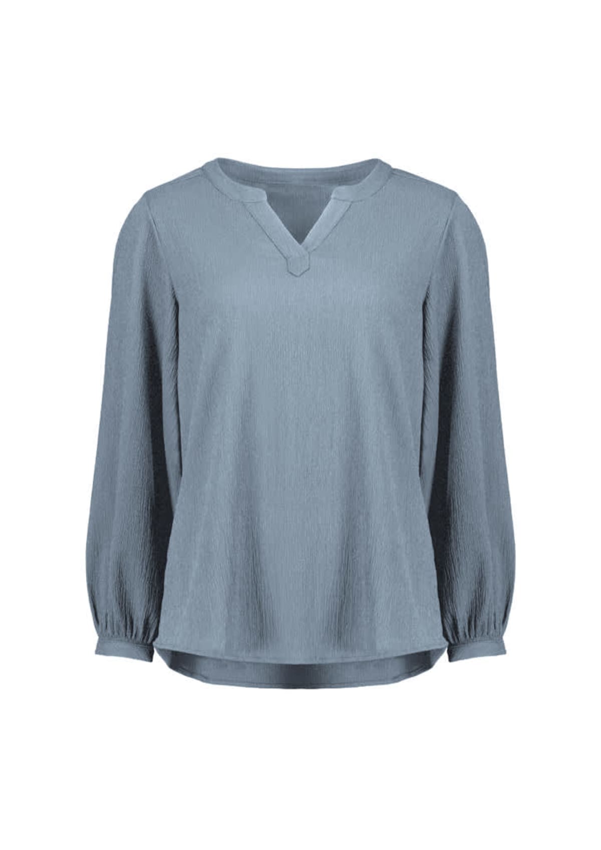 Womens Ruche Long Sleeve Blouse