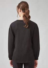 Womens Ruche Long Sleeve Blouse