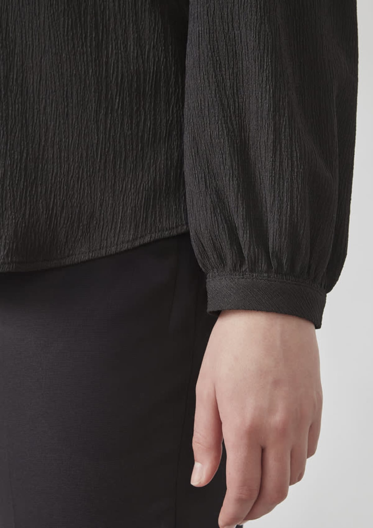Womens Ruche Long Sleeve Blouse