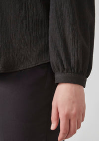 Womens Ruche Long Sleeve Blouse