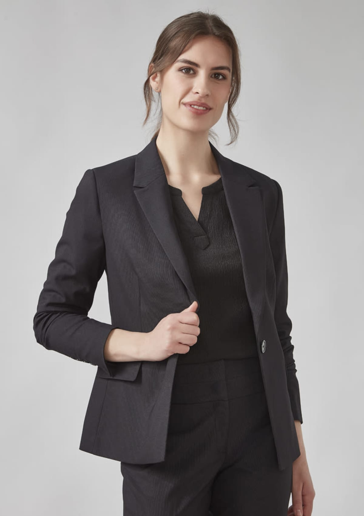 Womens Ruche Long Sleeve Blouse