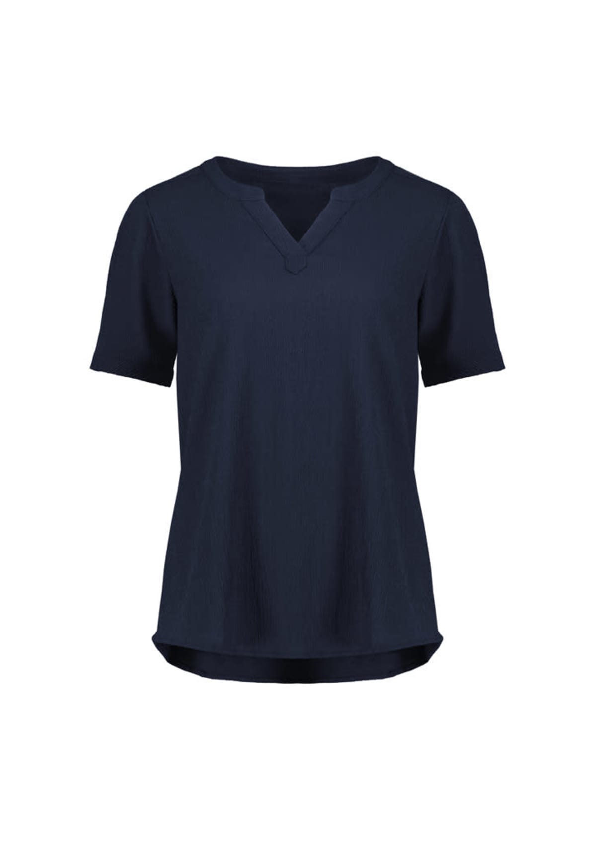 Womens Ruche Short Sleeve Blouse