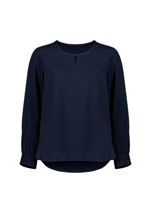 Womens Evelyn Long Sleeve Blouse