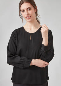 Womens Evelyn Long Sleeve Blouse