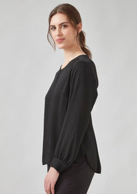 Womens Evelyn Long Sleeve Blouse