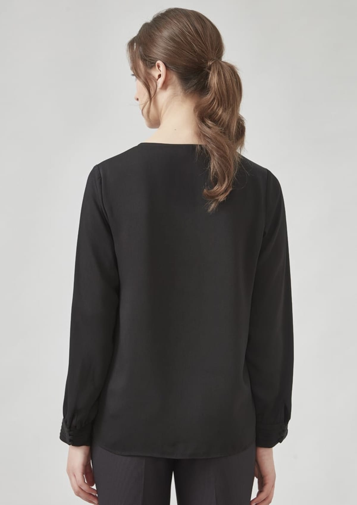 Womens Evelyn Long Sleeve Blouse