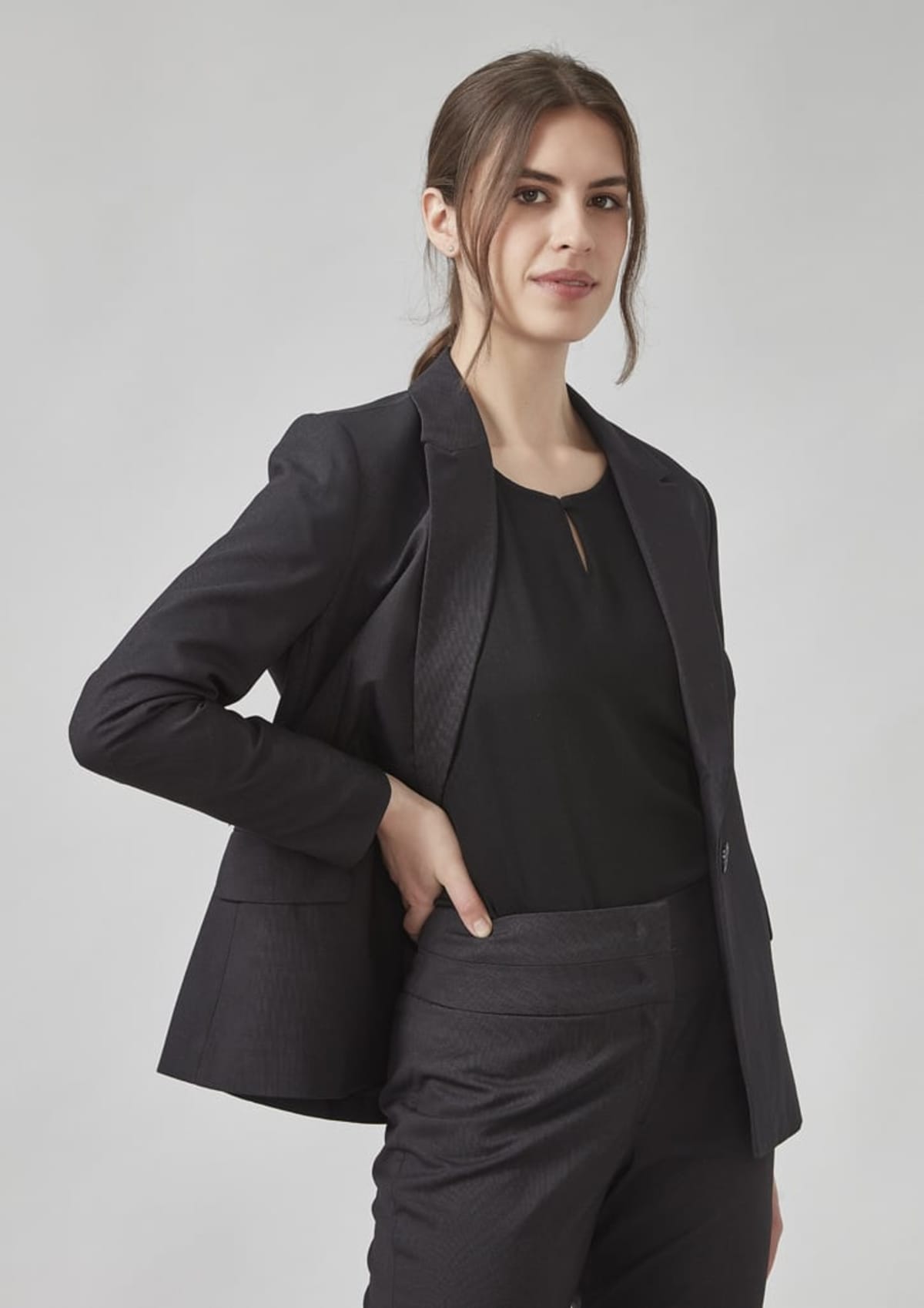 Womens Evelyn Long Sleeve Blouse