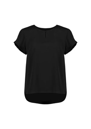 Womens Evelyn Short Sleeve Blouse