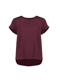 Womens Evelyn Short Sleeve Blouse