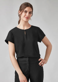 Womens Evelyn Short Sleeve Blouse