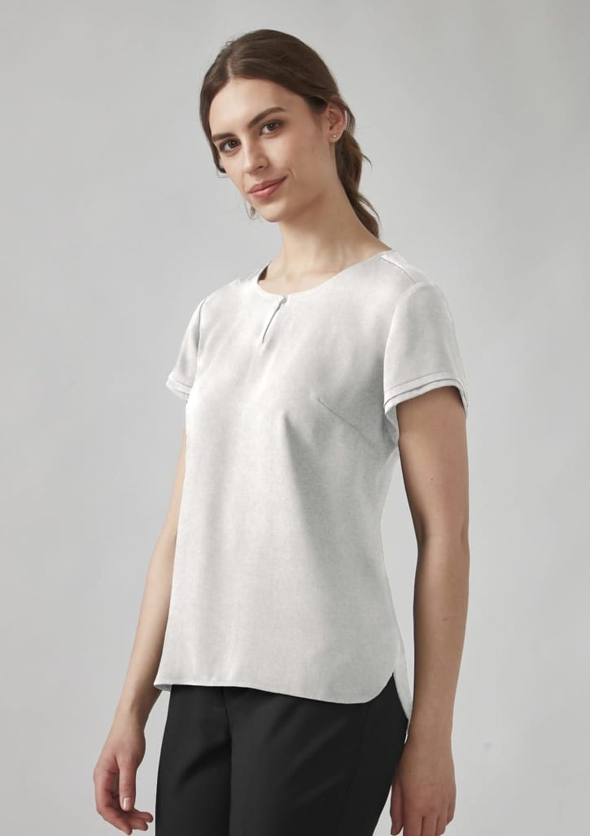 Womens Evelyn Short Sleeve Blouse