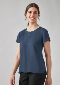 Womens Evelyn Short Sleeve Blouse