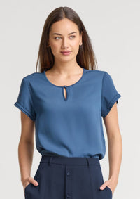 Womens Evelyn Short Sleeve Blouse