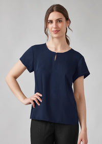 Womens Evelyn Short Sleeve Blouse