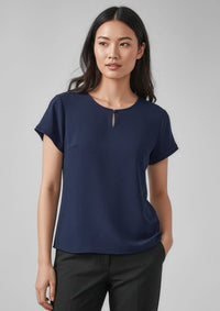 Womens Evelyn Short Sleeve Blouse