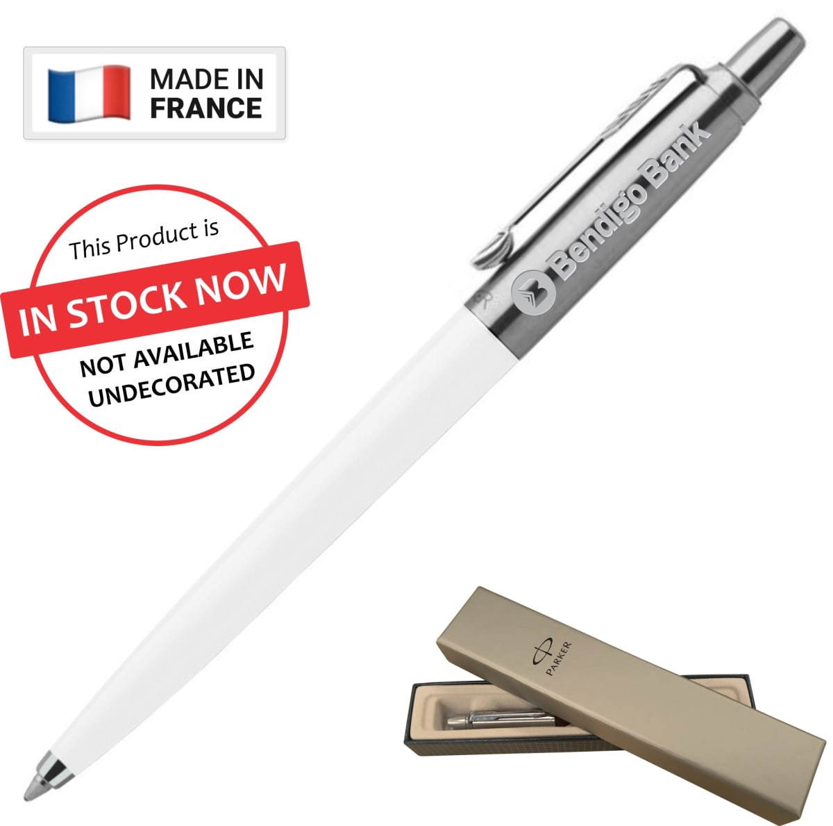 Metal Pen Ballpoint Parker Jotter Originals White