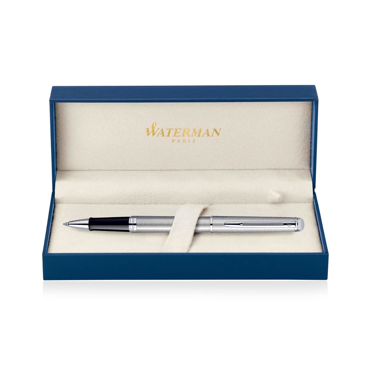 Metal Pen Rollerball Waterman Hemisphere - Brushed Stainless CT