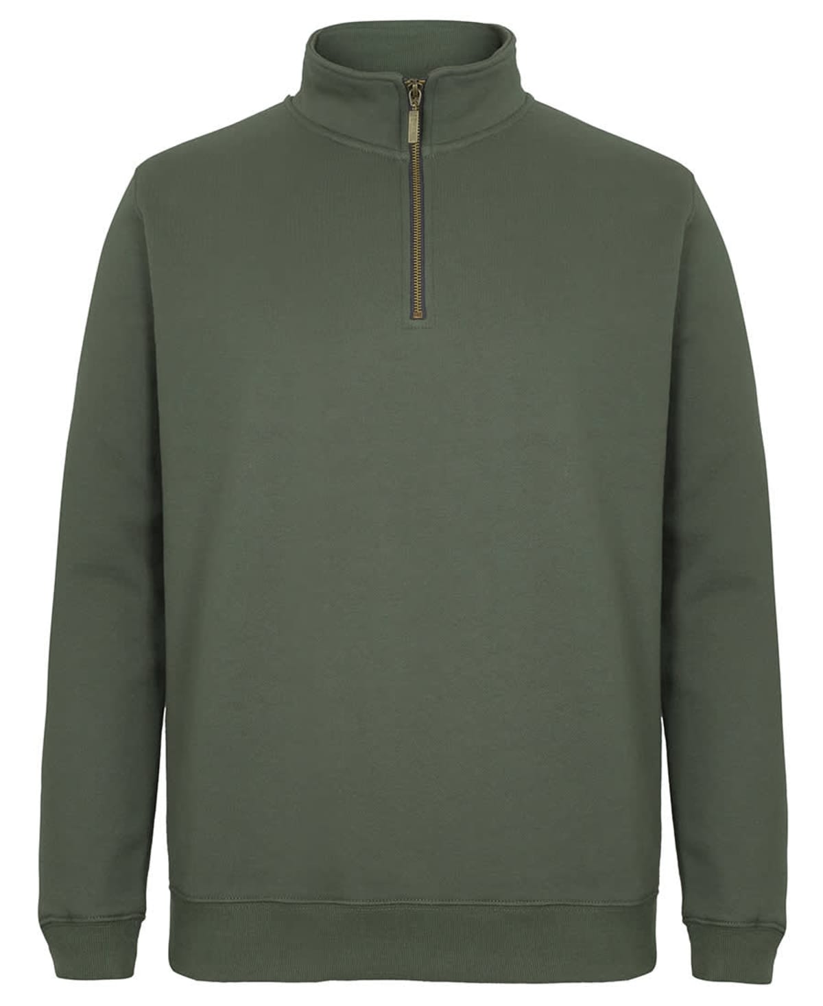 C of C  Brass 1/2 Zip Sweat