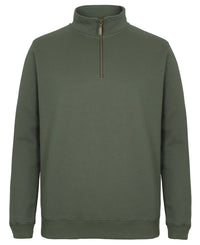 C of C  Brass 1/2 Zip Sweat