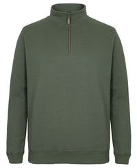 C of C  Brass 1/2 Zip Sweat