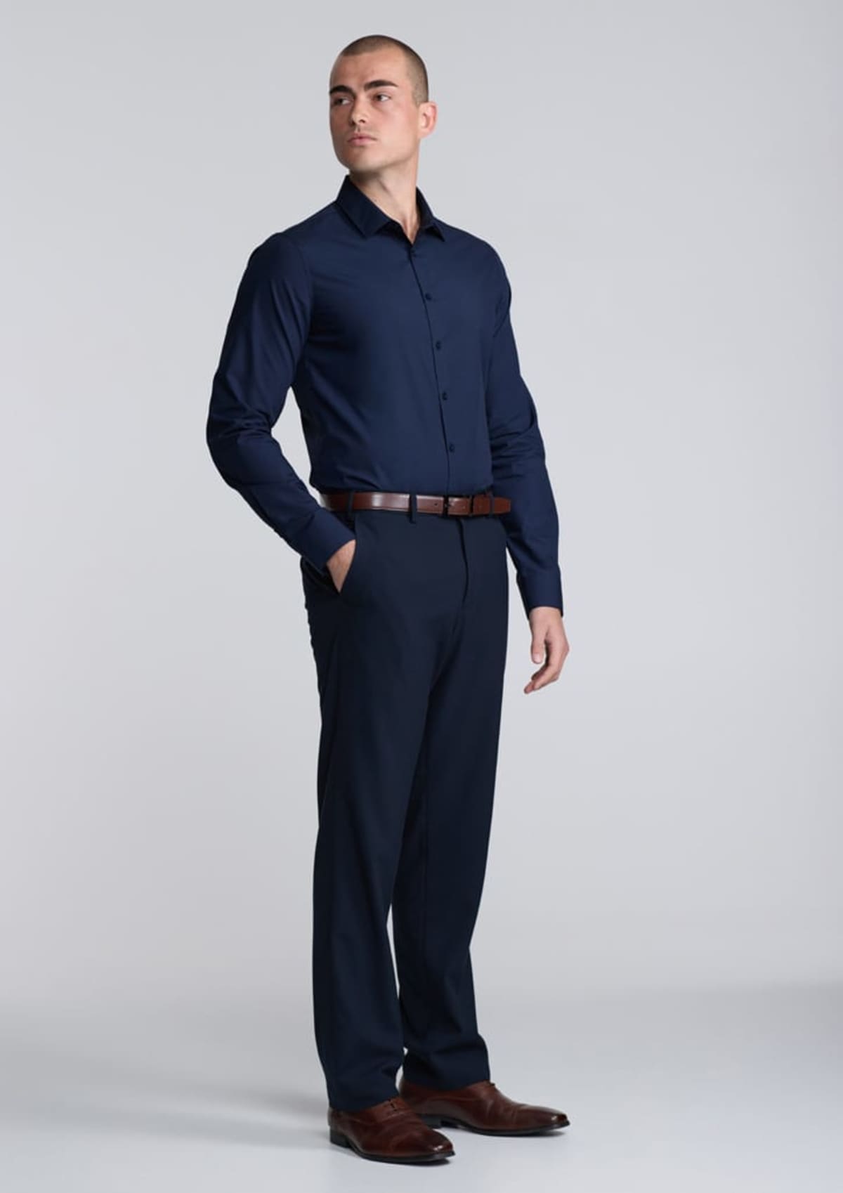 Lexington Mens Slim Fit Long Sleeve Shirt