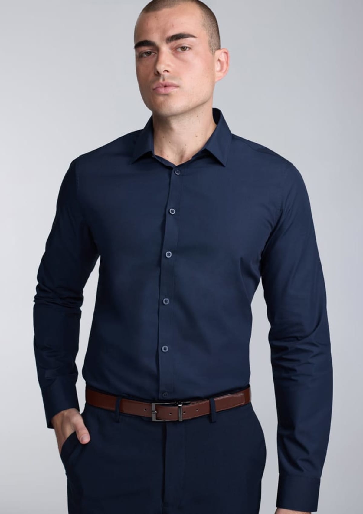Lexington Mens Slim Fit Long Sleeve Shirt