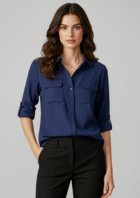 Womens Madison Long Sleeve Shirt