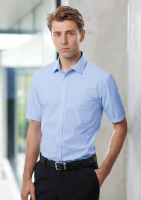 Mens Euro Short Sleeve Shirt