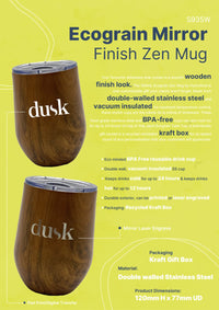 Ecograin Mirror Finish 350mL Zen Mug