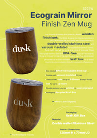 Ecograin Mirror Finish 350mL Zen Mug